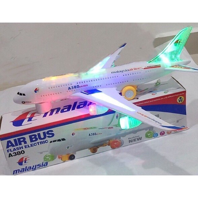 toy airbus a380 with lights