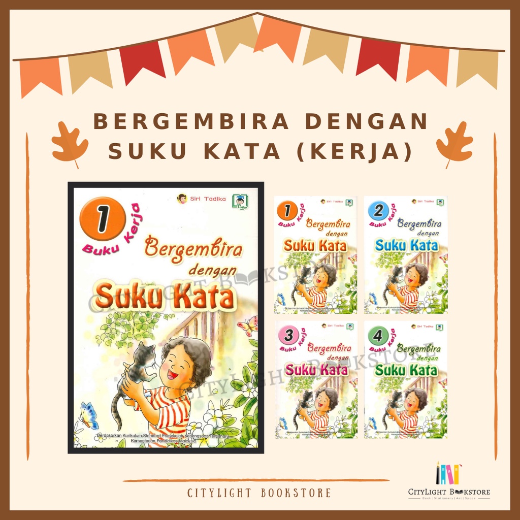 [CITYLIGHT] Buku Latihan: Bergembira Dengan Suku Kata (Siri Tadika ...