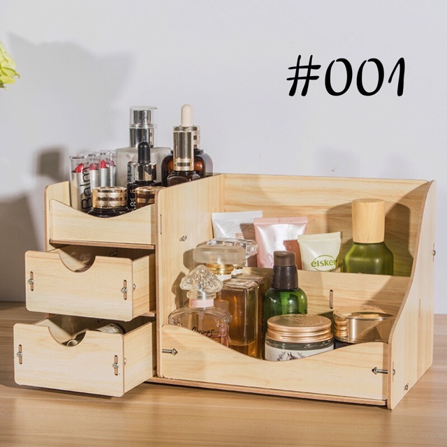 Makeup Organiser Wooden Makeup Storage Cosmetic Organiser
