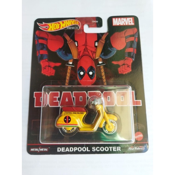 Hot Wheels Premium Deadpool Scooter Shopee Malaysia