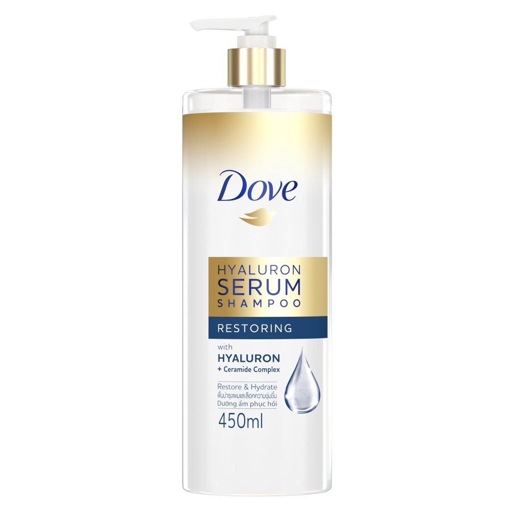 Dove Hyaluron Serum Shampoo Restoring 450ml Shopee Malaysia