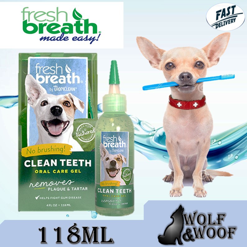 Tropiclean Fresh Breath Oral Care Gel For Dogs 118ml (Dental Care