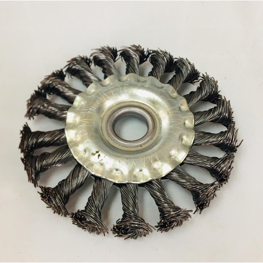 STEEL WIRE WEEDING WHEEL TWISTED WIRE BOWL DIAMETER100MM Shopee Malaysia