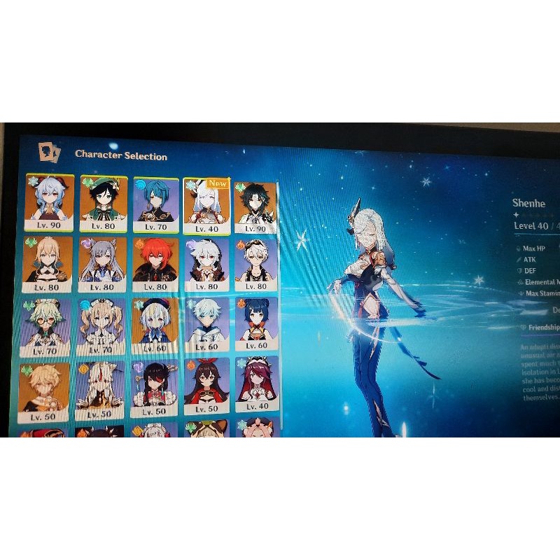 Buy Genshin Impact High Ar 55 Account Ganyu X Shenhe Venti Xiao Diluc Jean Qiqi Keqing Seetracker Malaysia