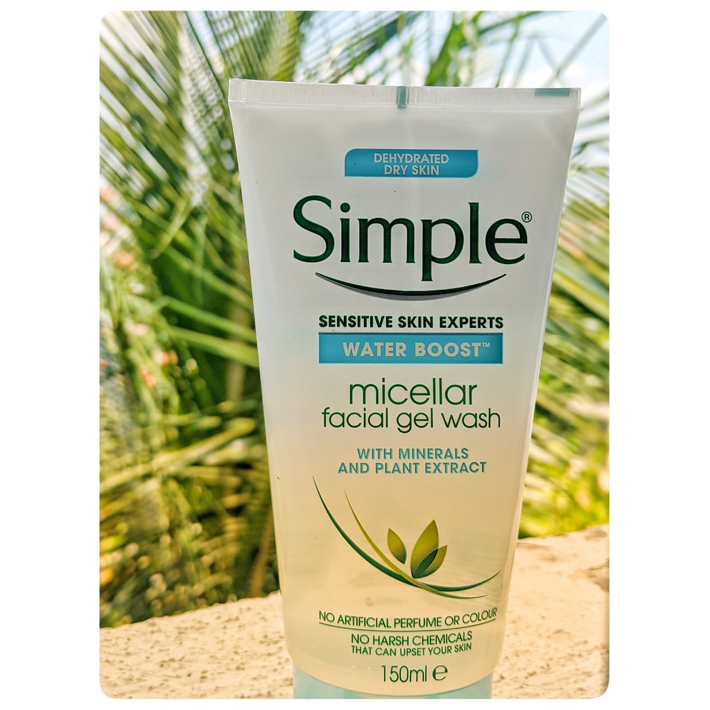 simple micellar gel wash shopee
