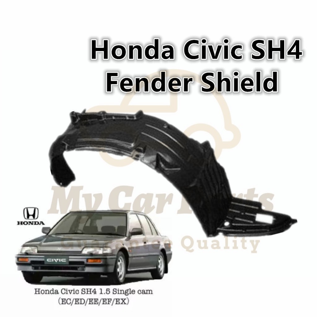 Honda Civic SH4 ED/EX 88-90 FRONT Daun Pisang (Fender Liner 