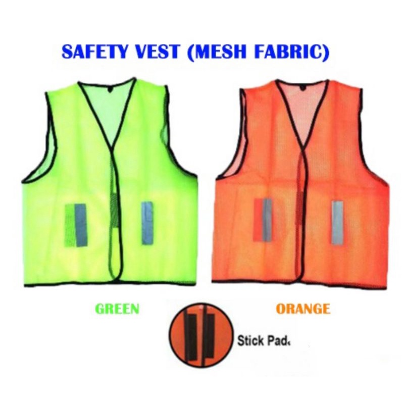 Safety vest mesh fabric (Baju kerja site) Shopee Malaysia