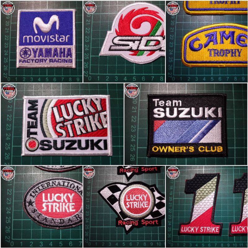 PATCHES MOTOR STICKERS KAIN SULAM UNTA LS SIDI SUZUKI MOVISTAR