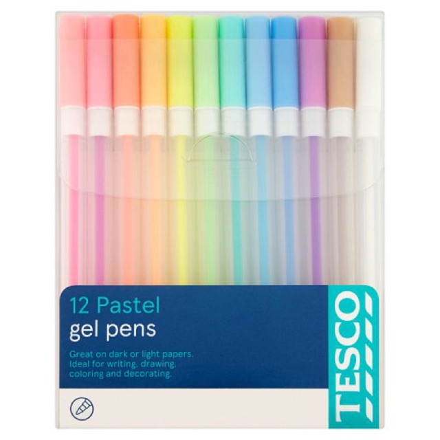 pastel gel pens