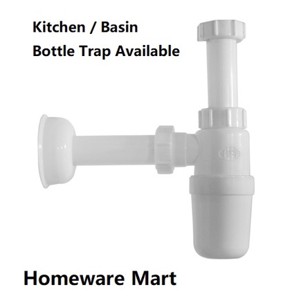 Kitchen Bathroom Basin Upvc Plastic Bottle Trap Ee Malaysia - What Size Pipe For Bathroom Sink Waste