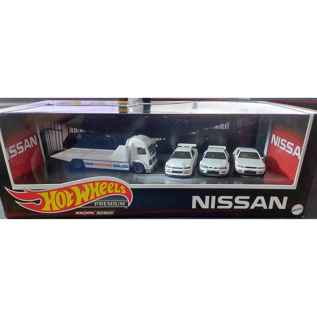Hot Wheels Premium Nissan Gtr Garage Set Box Set Ready Stock Item Shopee Malaysia