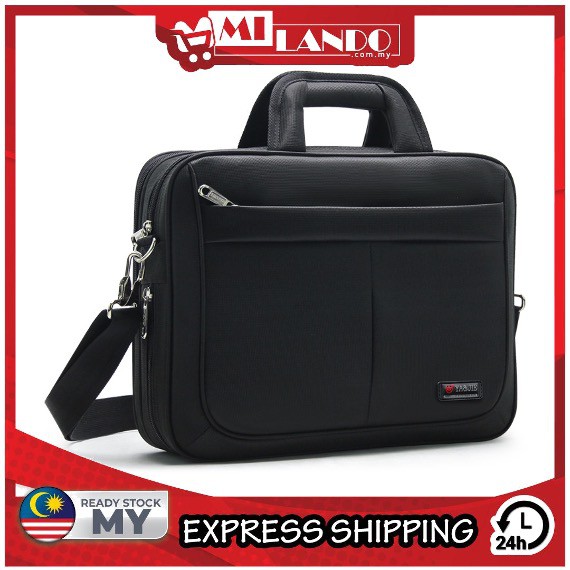 MILANDO Men's Briefcase 16" Laptop Sleeve Case Laptop Messenger Bag Portable Business Briefcase Bag (Type 11)