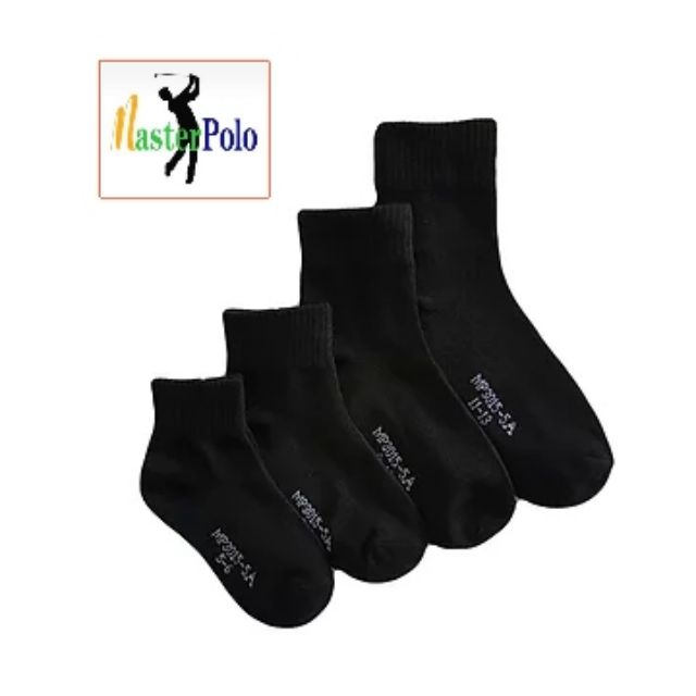 [Back To School] 1 Pair Black Casual Socks/School Sock/Stokin Sekolah