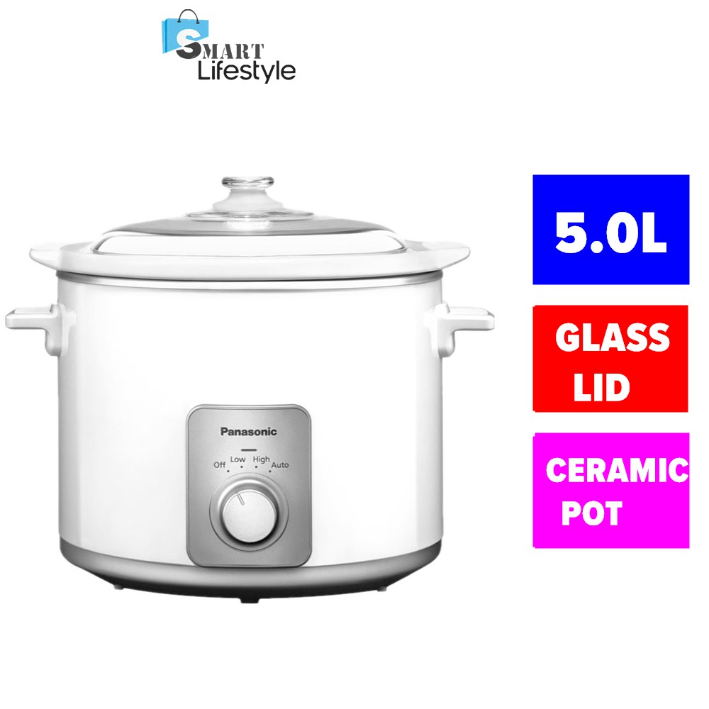 Panasonic Slow Cooker (5.0L) NF-N50ASSL / NF-N51AWSK