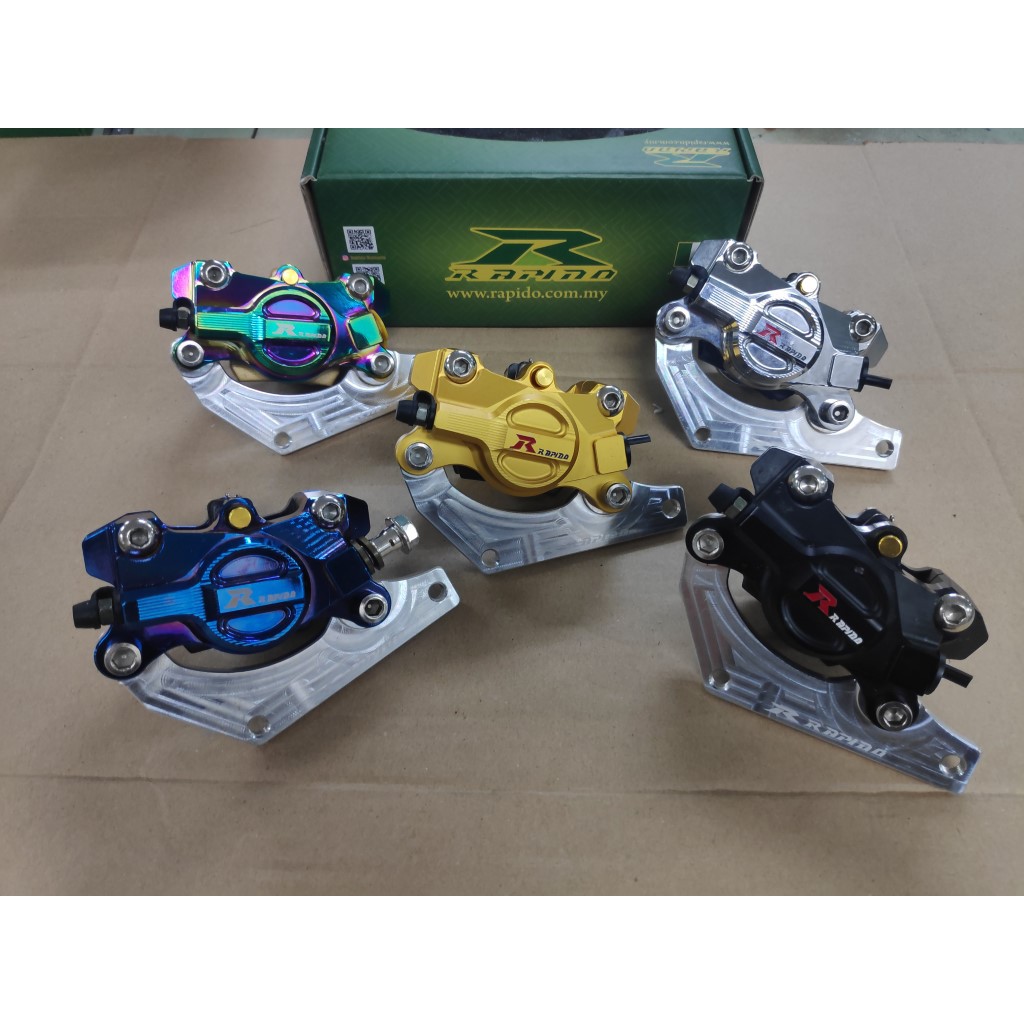 Combo Rapido Sym Vf3i Modified Brake Caliper V4 With Bracket Original Size Front Shopee Malaysia