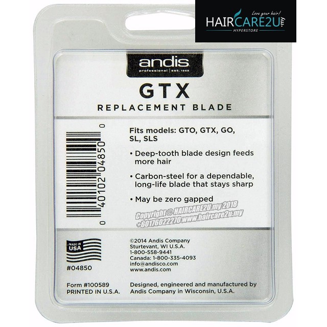 andis gtx deep tooth blade