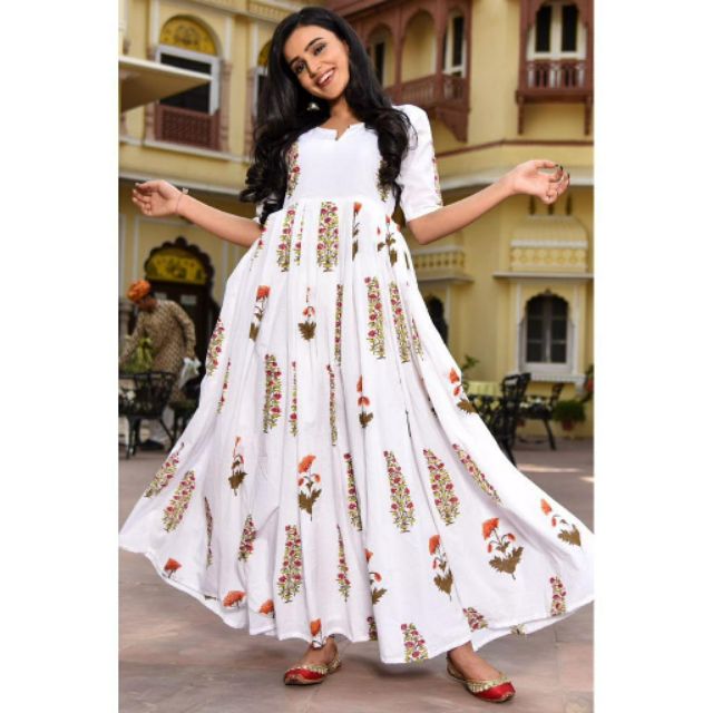 long kurti gown