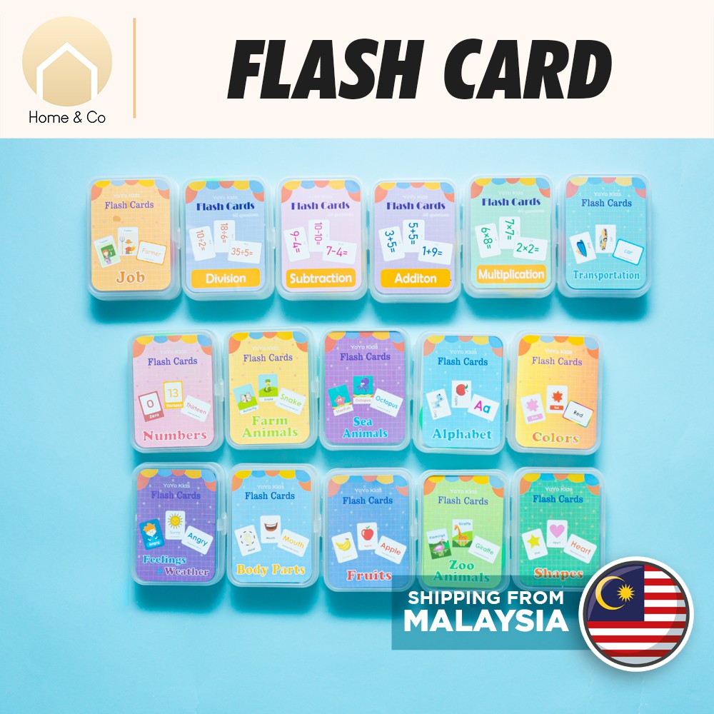 Flash Cards for Kids | Flash Card Set | Flash Cards for Baby Education ...