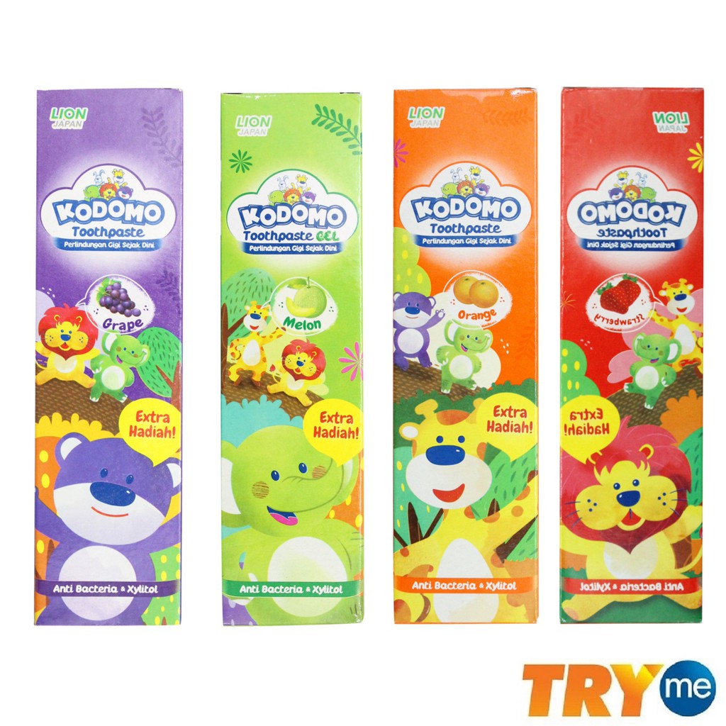 Kodomo Kids Toothpaste 45g 4 Variants Shopee Malaysia
