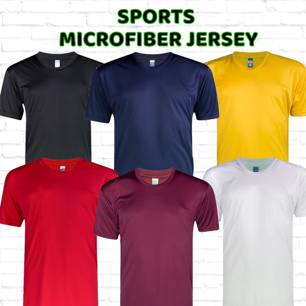 Super Value 100% Polyster Microfibre/Jersey Round Neck T-Shirt - 7 ...