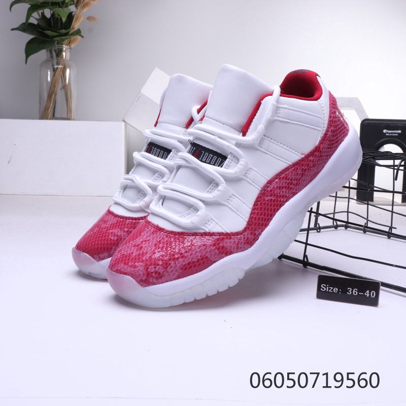pink low top 11s