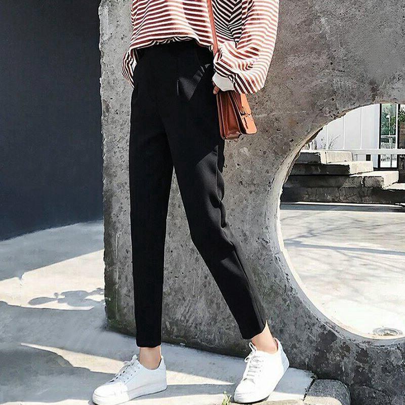  yesgirl Celana  Panjang  Harlan High Waist Slim Casual 