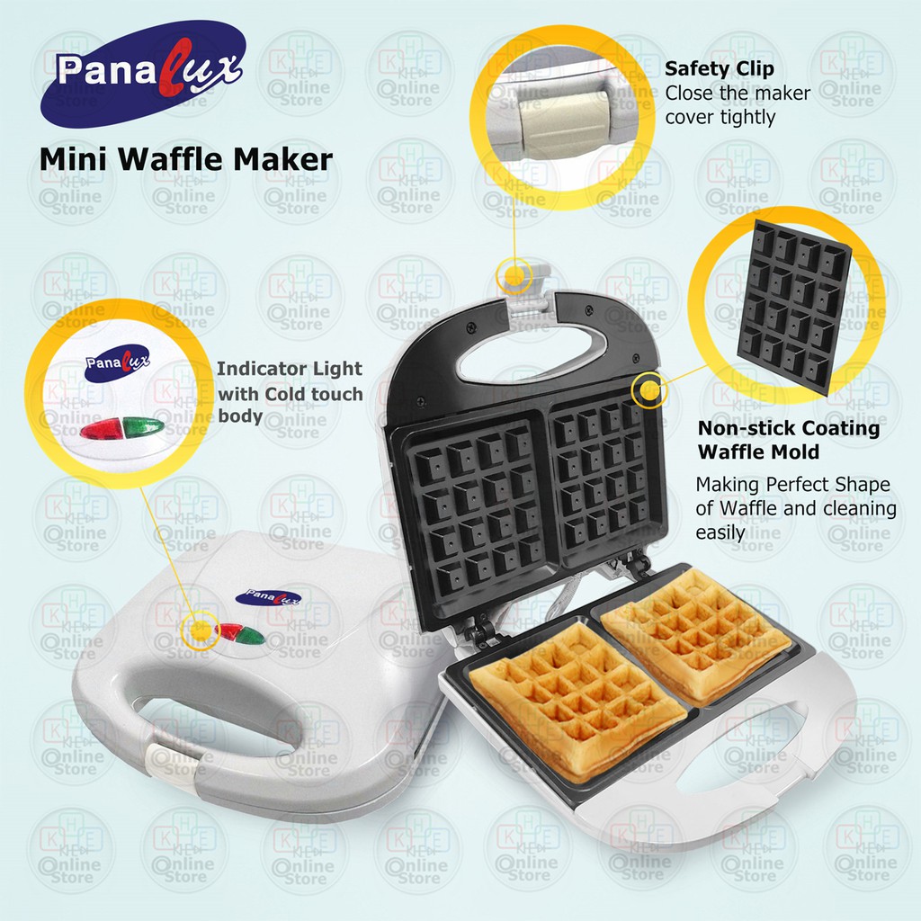 【Sirim Approved】Panalux Mini Mesin Pembuat Waffle Wafer Maker PSM-305