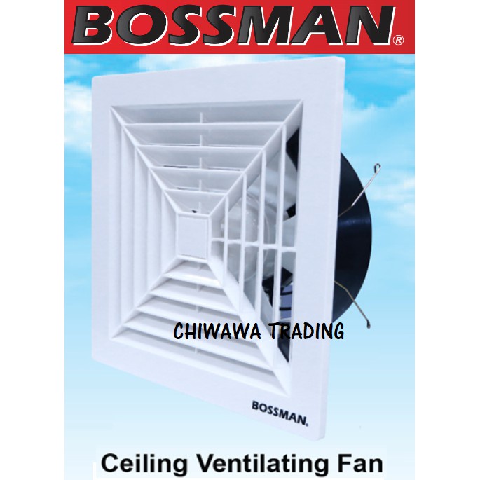BOSSMAN 10" 250mm Ceiling Mount Ventilating Fan APT250 KIPAS Exhaust fan