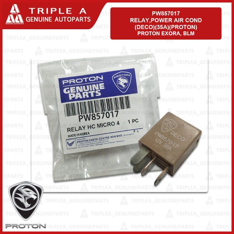 PROTON RELAY 4PIN PW857017V1 A/C EXORA PREVE SUPRIMA EXORA BOLD 35A