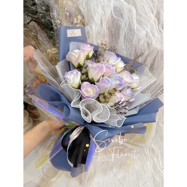 Buy Flower Bouquet Soap Flowers Bouquet Anniversary Gift Birthday Gift 玫瑰花束 奥若拉香皂花束生日花束纪念日花束老公男友香皂花束玫瑰太阳花情人节生日纪念日