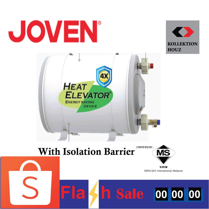 Joven Jsh25heib Horizontal Heat Elevator Green 25l Storage Water Heater Joven 25l Water Heater 