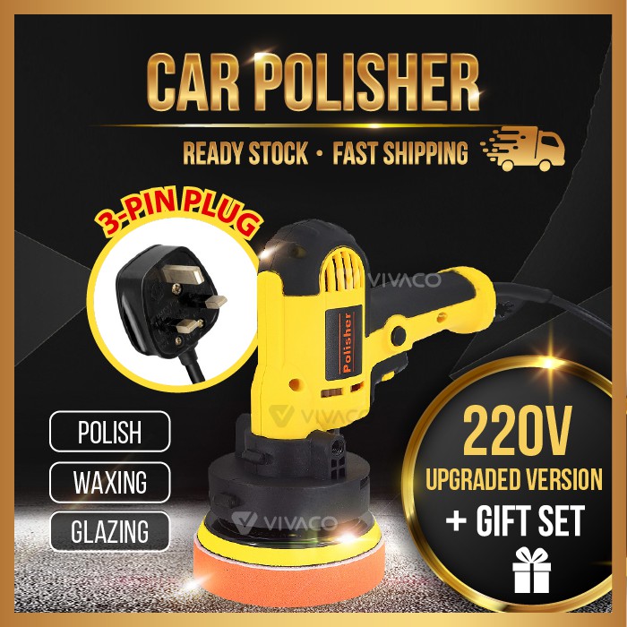 Vivaco Polisher Machine Professional 700w Electric Car Polisher Machine 3 Pin Plug Mesin Polish Kereta Furniture Shopee Malaysia