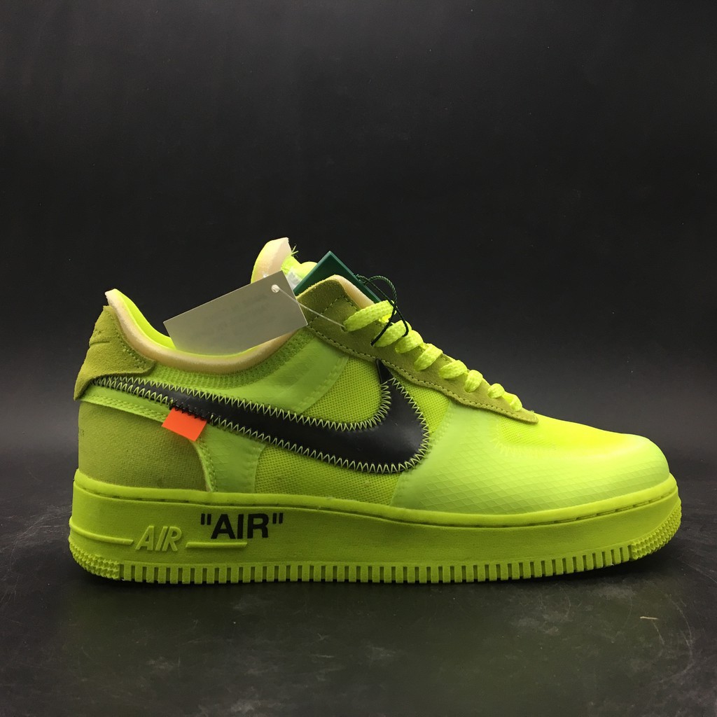 off white neon air force 1