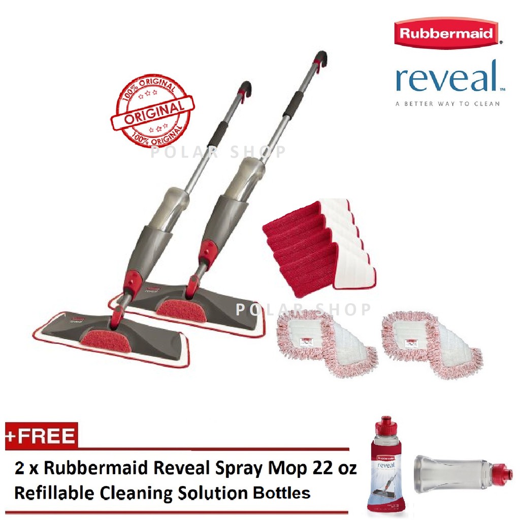 Rubbermaid Reveal Spray Mop Jumbo Value Set From Usa Shopee Malaysia