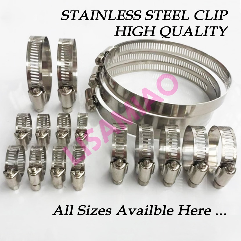 Stainless Steel Clip For Pipe Plug And Play Water Air Car Intake ...