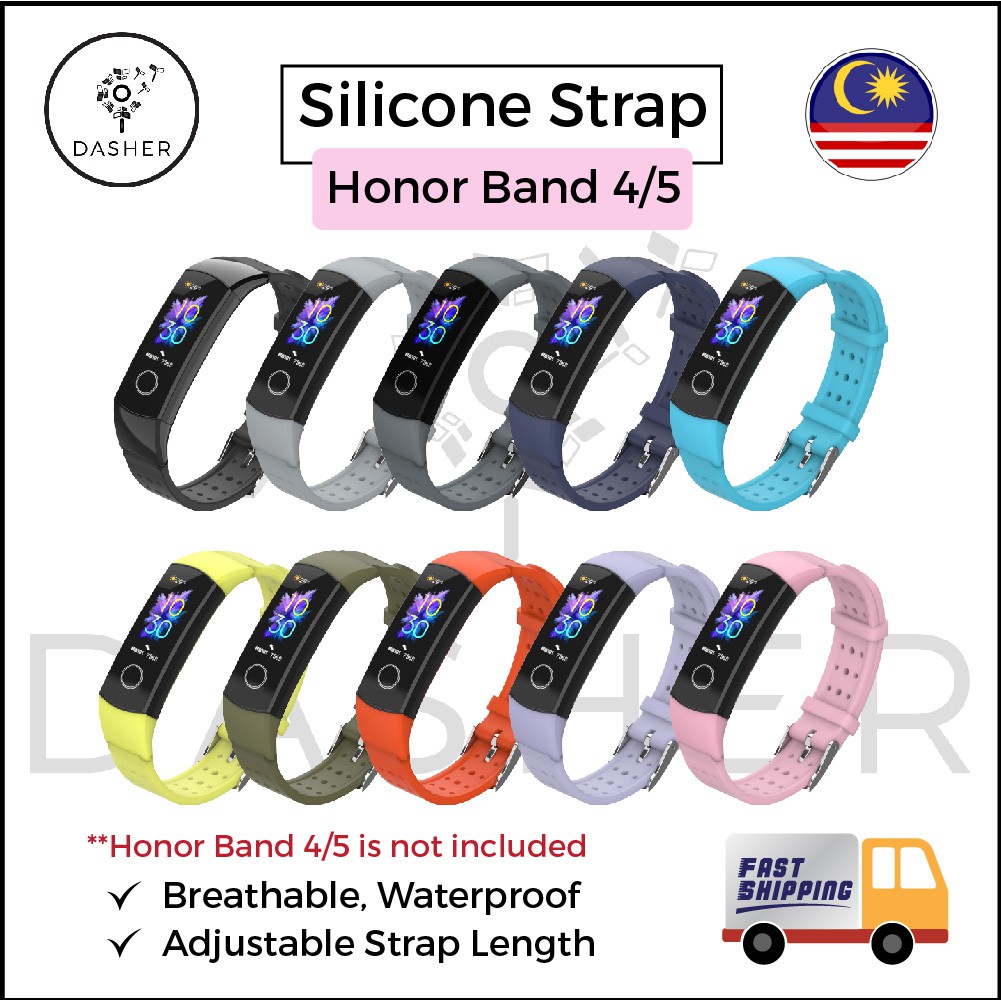 Huawei Honor Band 5 4 Strap Colourful Silicone Replacement Strap for ...