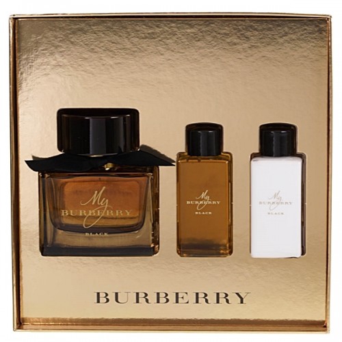 my burberry black gift set