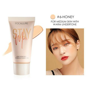 Face Liquid Foundation BB Cream Concealer FOCALLURE STAYMAX High Coverage Face Makeup