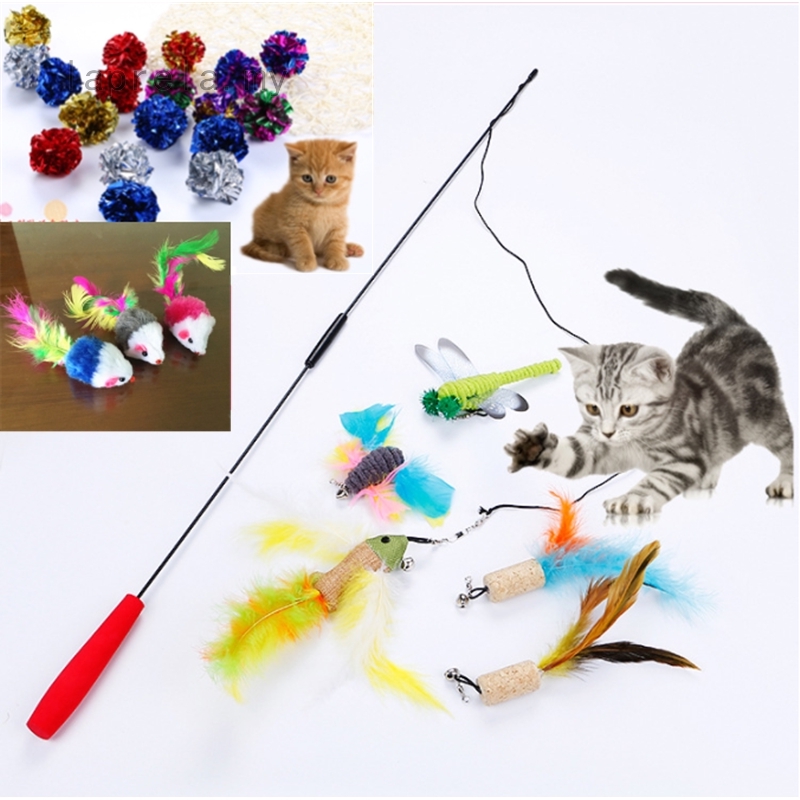 Cat Toys Interactive Feather Teaser 