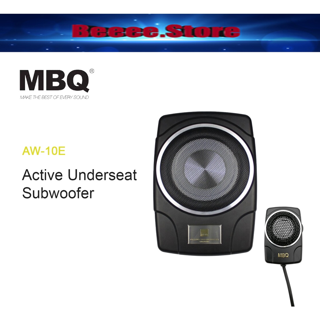 [READY STOCK] MBQ 10"IN ACTIVE SUBWOFFER AW10E Active Underseat