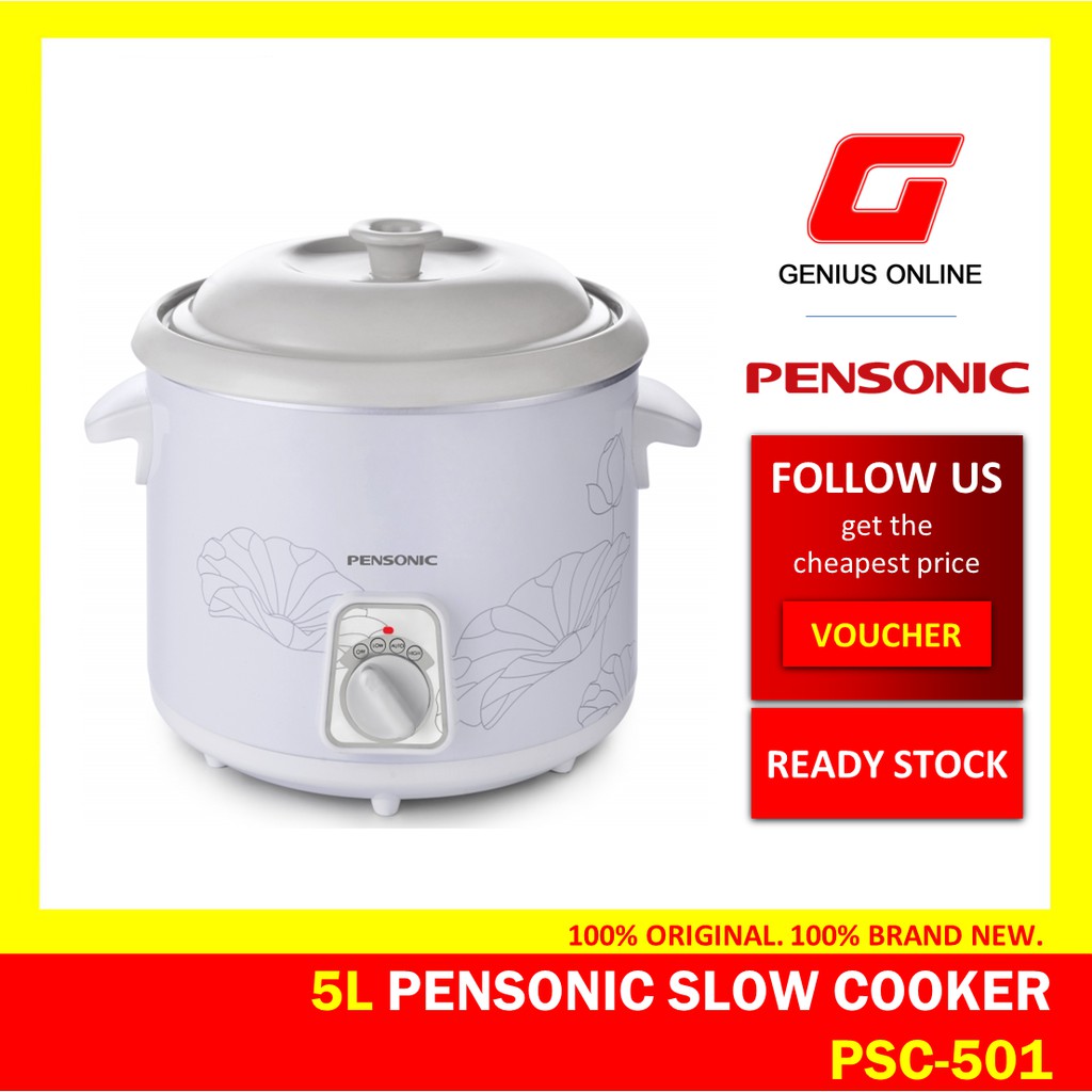 PENSONIC Slow Cooker (5.0L) PSC-501