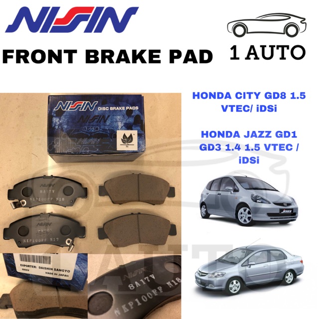 2011 Honda Fit Sport Brake Pads