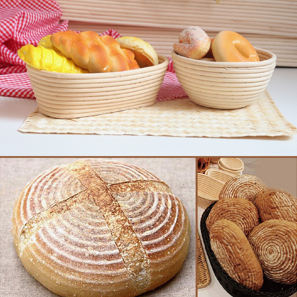 Multi Size Bread Proving Basket Dough Proofing Basket Banneton Shopee