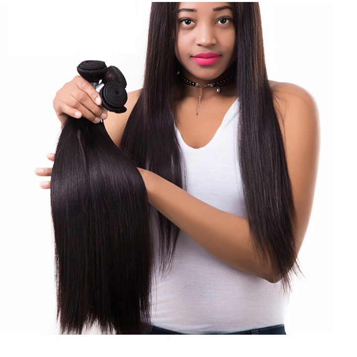2pcs Malaysian Straight Hair Bundles Remy Hair Weave Shopee Malaysia