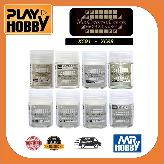 Mr hobby xc01 to xc08 - solvent based acrylic - gsi creos - gundam ...