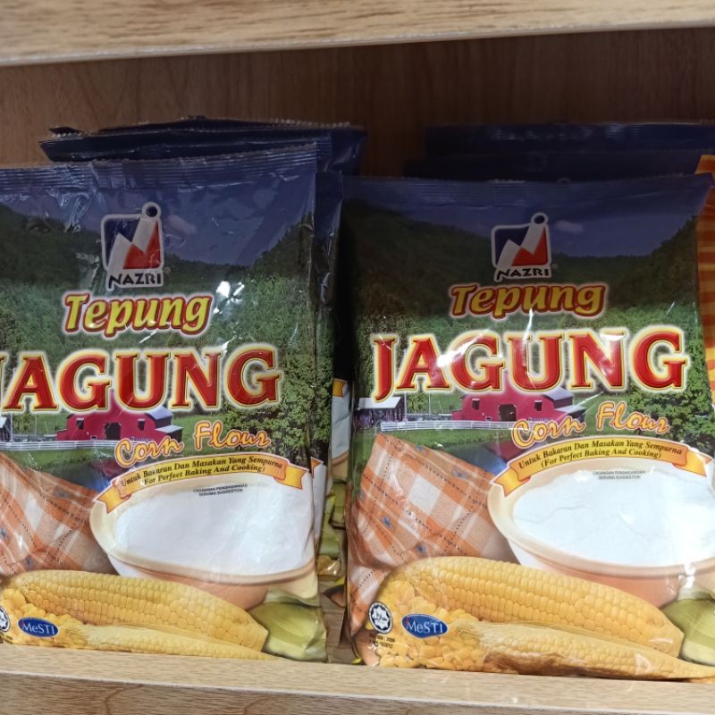 Tepung Jagung Corn Flour Tepung Kastard Cap Bintang & Nazri 300 gram