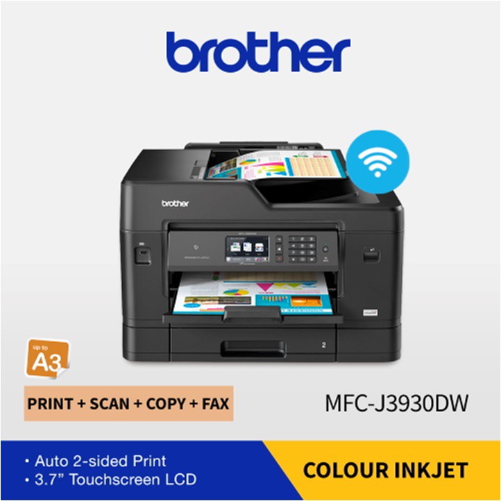 Brother MFC-J3930DW Multi-function Business Inkjet Colour Printer ...