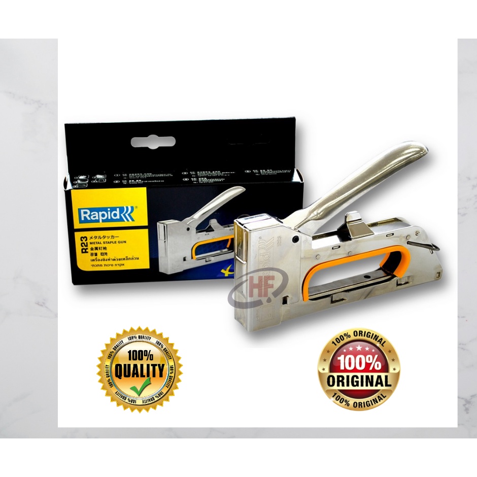 Original Rapid R23 Pro Metal Gun Tacker / Stapler Gun (Made In Sweden