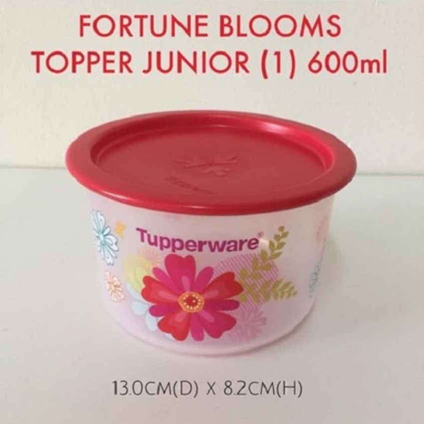 Tupperware Fortune Blooms Topper Junior (1)pc 600ml Shopee Malaysia