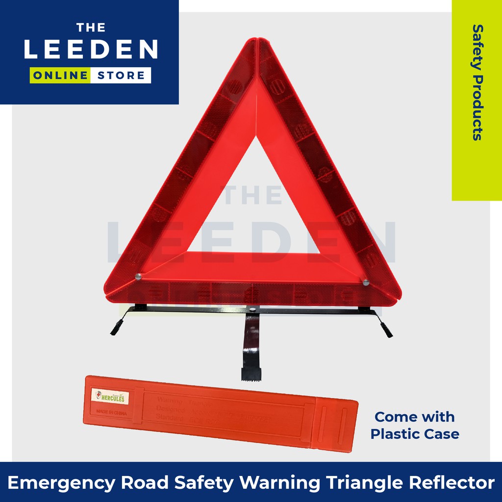 Safety Emergency Road Warning Triangle Reflector by Leeden Online Store